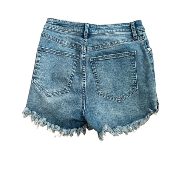 We the Free Curvy Distressed Fray Hem Shorts Sz 27 - Picture 3 of 3